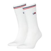 Tommy Uni TJ Iconic Crew Socks 2P Weiß Gr 39/42