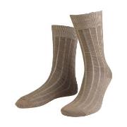 Amanda Christensen Grade Wide Rib Ankle Socks Braun Gr 39/42