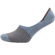 Amanda Christensen True Stripe Invisible Sock Blau/Braun Gr 43/44