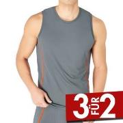 Sloggi mOve Men FLY Tank Grau Polyester Small Herren