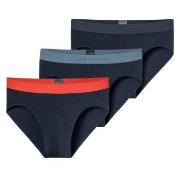 Schiesser 3P 95-5 Multipacks Rio-Slip Schwarz/Rot Baumwolle Medium Her...