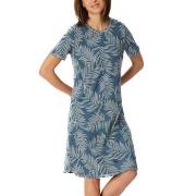 Schiesser Comfort Nightwear Short Sleepshirt Blau 38 Damen