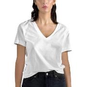 Bread and Boxers V-Neck Regular Tee Weiß Ökologische Baumwolle Small D...