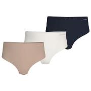 Tommy Hilfiger 3P Logo HW Thong Mixed Medium Damen