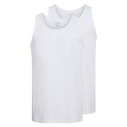 Claudio 2P Cotton Tanktop Weiß Baumwolle Small Herren