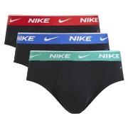 Nike 6P Everyday Essentials Cotton Stretch Hip Brief Rot/Grün Baumwoll...