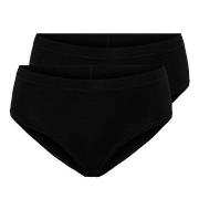 Pierre Robert Cotton Brief Wmn Schwarz Baumwolle Small Damen
