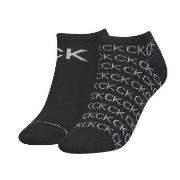 Calvin Klein 2P Callie Sneaker Logo Sock Schwarz Gr 40/46 Damen