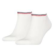 Tommy Men Uni TJ Iconic Sneaker Sock 2P Weiß Baumwolle Gr 39/42