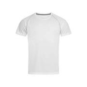 Stedman Active 140 Men Team Raglan Weiß Polyester Small Herren