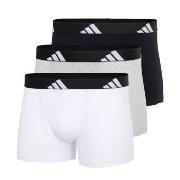 adidas 3P Active Flex Cotton Trunk Weiß/Grau Baumwolle Small Herren