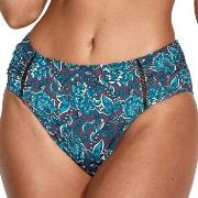 Panos Emporio Garden Olympia Bikini Brief Weinrot mit Muster Polyamid ...
