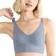 Sloggi BH ZERO Feel Bliss Bralette Blau/Grau Small Damen