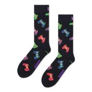 Happy Socks Gaming Controller Sock Schwarz gemustert Baumwolle Gr 41/4...