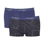 Sloggi 2P For Men Start Hip Schwarz/Blau Baumwolle Small Herren