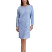Calida Lovely Nights Long Sleeve Nightdress Hellblau Baumwolle Small D...