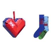 Happy socks 2P Good Game Gift Set Blau Muster Baumwolle Gr 41/46
