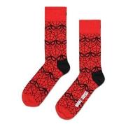 Happy Socks Marvel Spider Man Thwip Sock Rot Muster Baumwolle Gr 41/46