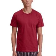 Calida Remix Basic Sleep T-shirt Rot Baumwolle Small Herren