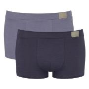 Sloggi 2P Men Go Natural Hipster Grau/Blau Baumwolle Medium Herren