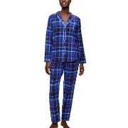 Triumph Boyfriend Long Sleeved Pyjama Set Dunkelblau Baumwolle 38 Dame...