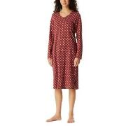 Schiesser Comfort Essentials Longsleeve Sleepshirt Rot Baumwolle 38 Da...