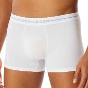 Schiesser 2P Cotton Flex Trunks Weiß Baumwolle Small Herren