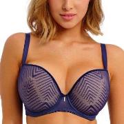 Freya BH Tailored Uw Moulded Plunge T-Shirt Bra Blau E 75 Damen