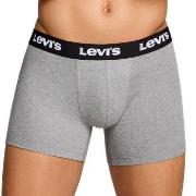 Levis 2P Repeat Logo Boxer Brief Grau Baumwolle Small Herren