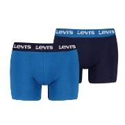 Levis 2P Repeat Logo Boxer Brief Marine/Blau Baumwolle Small Herren