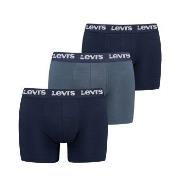 Levis 3P Repeat Logo Boxer Brief Multi Blau Baumwolle Small Herren