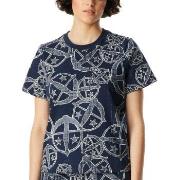 Schiesser Mix and Relax Short Sleeve Shirt Dunkelblau Baumwolle Small ...