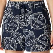 Schiesser Mix and Relax Women Shorts Dunkelblau Baumwolle Small Damen