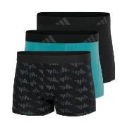 adidas 3P Active Flex Cotton Trunk Grau/Schwarz Baumwolle Small Herren