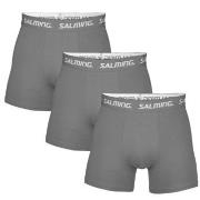 Salming 3P Cotton Boxers With Logo Grau Baumwolle Medium Herren