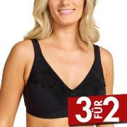 Damella BH Felice Soft Bra Schwarz Baumwolle A 100 Damen