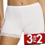 Damella Lace Boxer Brief Weiß Polyester Small Damen