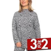 Damella Melange Brushed Top Grau Large Damen