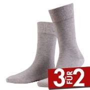Amanda Christensen Noble Ankle Socks Graumelliert Gr 43/44