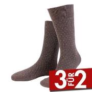 Amanda Christensen True Ankle Dot Sock Braun Gr 39/42 Herren