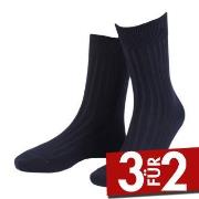 Amanda Christensen True Ankle Rib Sock Marine Gr 39/42 Herren