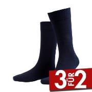 Amanda Christensen True Combed Cotton Sock Marine Gr 39/42