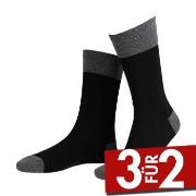 Amanda Christensen True Contrast Ankle Sock Schwarz Gr 39/42