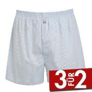 Jockey Woven Poplin Boxer Shorts Weiß kariert Baumwolle Small Herren