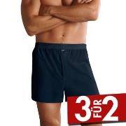 Jockey Woven Poplin Boxer Shorts Dunkelblau Baumwolle Small Herren