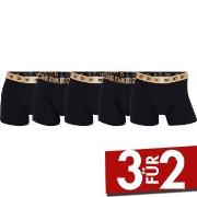 CR7 Cristiano Ronaldo 5P Organic Cotton Trunks Black/Gold Baumwolle Sm...