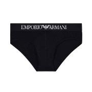 Armani Logo Brief Schwarz Baumwolle Small Herren