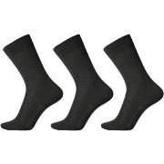 Egtved 3P Organic Cotton Socks Schwarz Gr 45/48