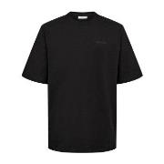 Resteröds Cotton T-shirt Schwarz Baumwolle Small Herren