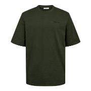 Resteröds Cotton T-shirt Dunkelgrün Baumwolle Small Herren